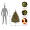 4.5 ft. Pre-Lit Dunhill® Fir Full Artificial Christmas Tree, Multicolor Lights